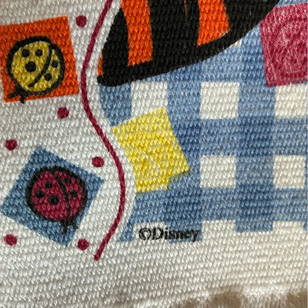 5/$20 VTG Disney Winnie the Pooh Tigger Woven‎ Fabric Table Placemat Ladybug GUC